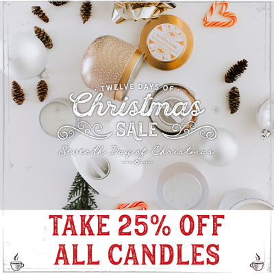 Christmas Cheer Strikes Twice! 25% Off Candles