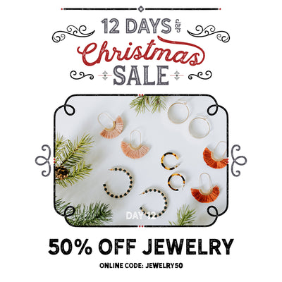 50% Off Jewelry! Final Day of our 12 Days of Christmas Sale!