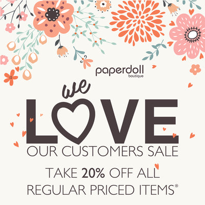 We ❤️ Our Customers Sale!
