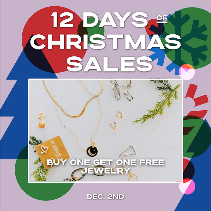 December 2nd - BOGO Free Jewelry!
