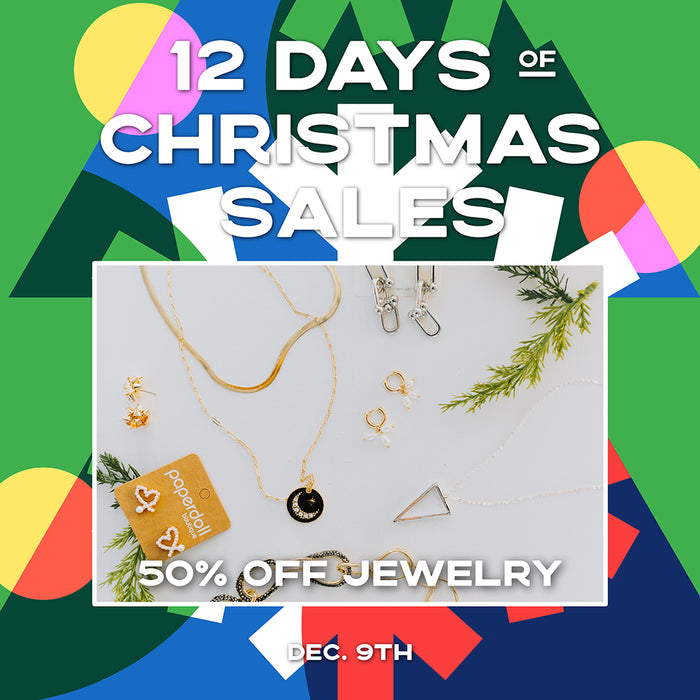 50% Off All Jewelry Today at Paperdoll Boutique