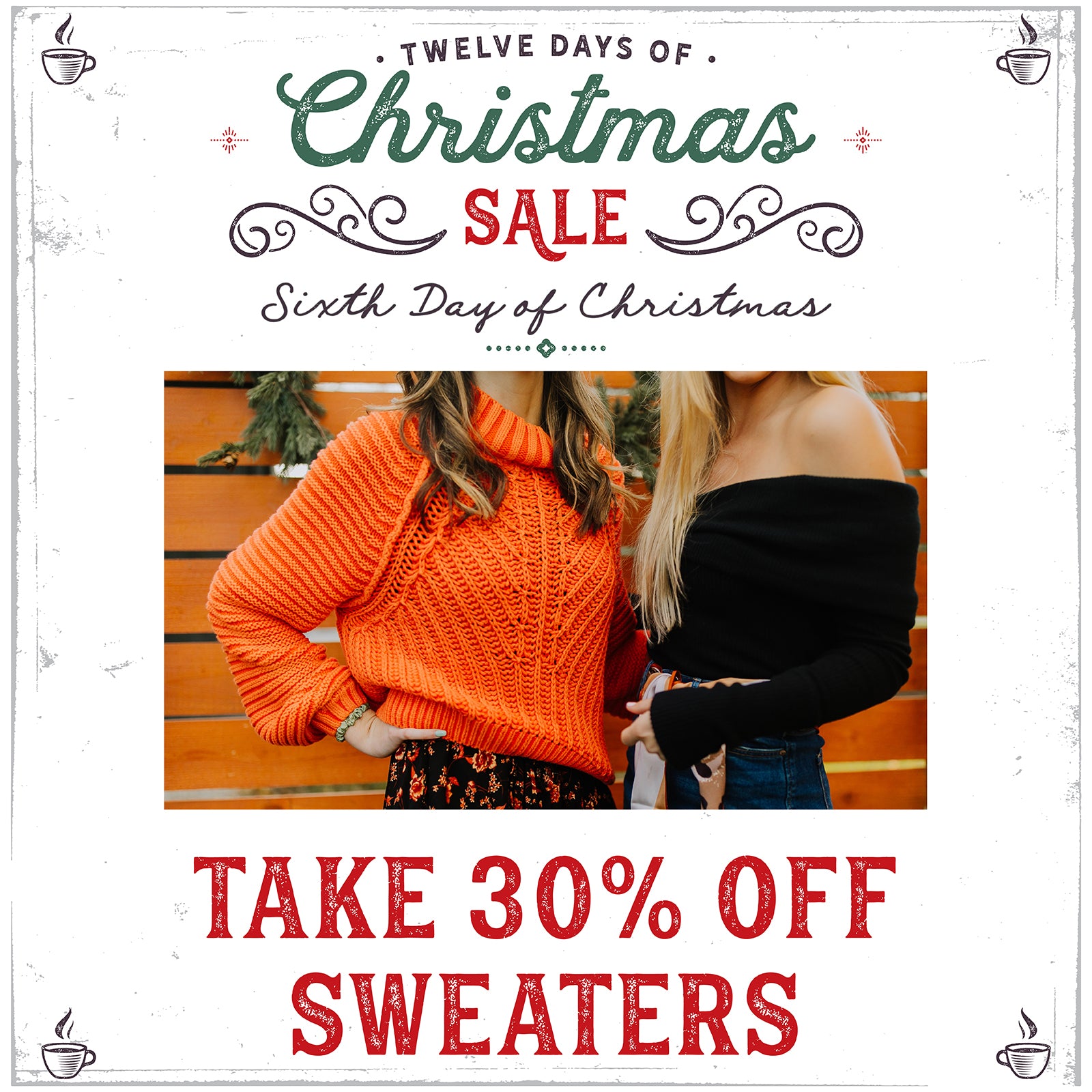 30% Off Sweaters! Paperdoll 12 Days of Christmas Sale!