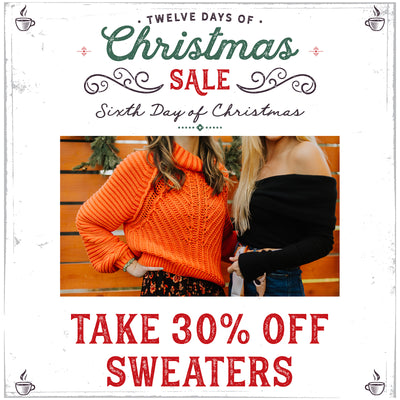 30% Off Sweaters! Paperdoll 12 Days of Christmas Sale!