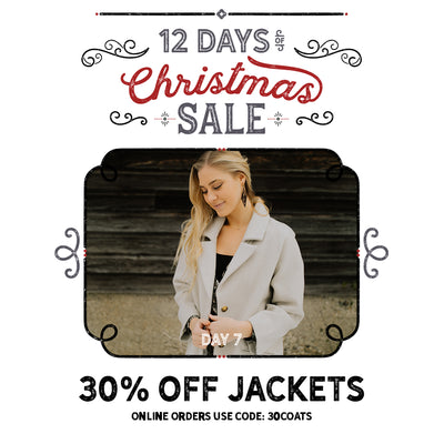 30% Off Coats & Jackets | Paperdoll 12 Days of Christmas Sale!