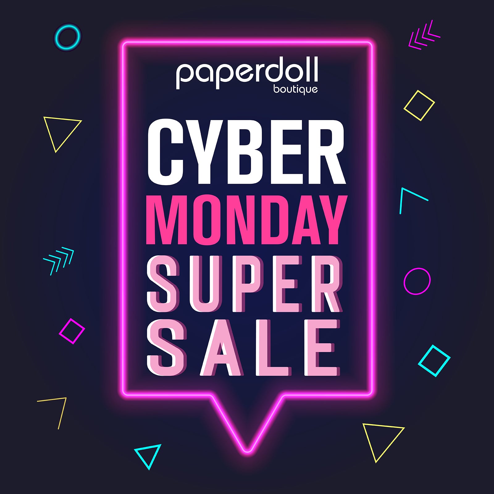 Cyber Monday Sale @ Paperdoll Boutique
