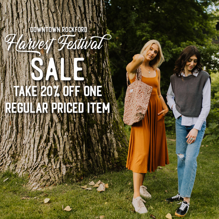 Downtown Rockford Harvest Festival Sale!