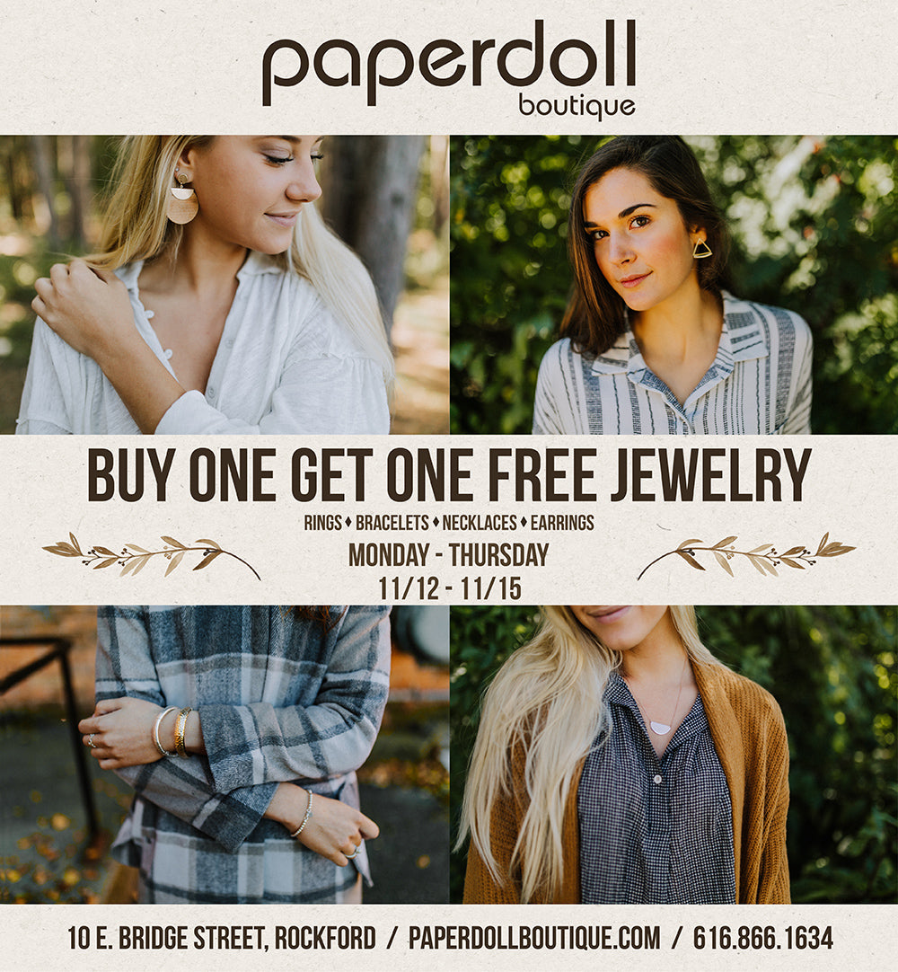 BOGO Jewelry Sale: Nov 12th - 15th