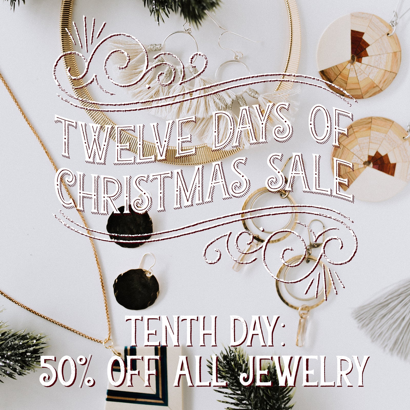 50% Off All Jewelry! Day 10 of the 12 Days of Christmas Sale!