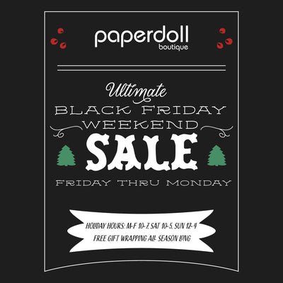 Ultimate Black Friday Weekend Sale - THIS WEEKEND!