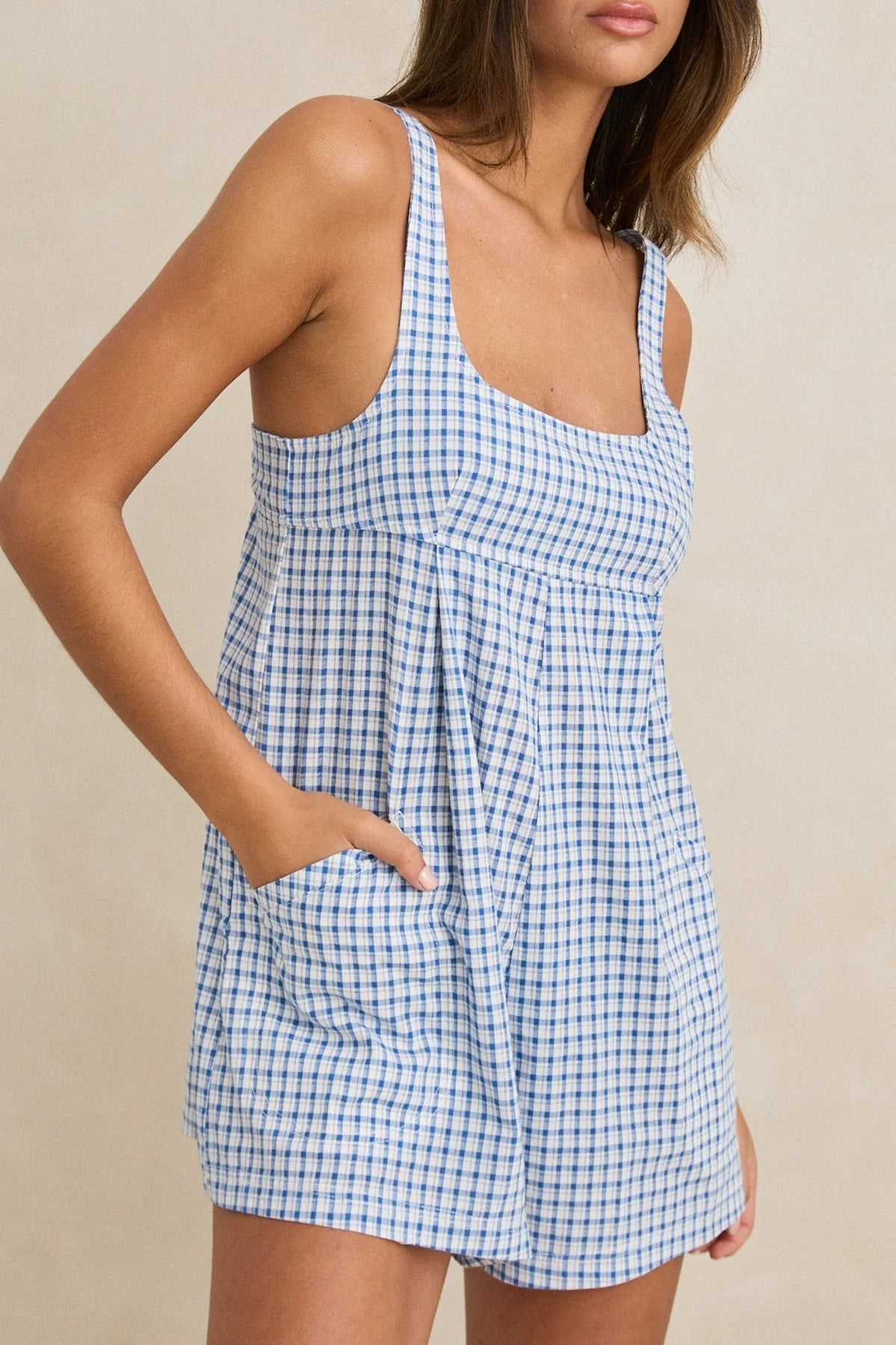 Rhythm Lola Check Romper