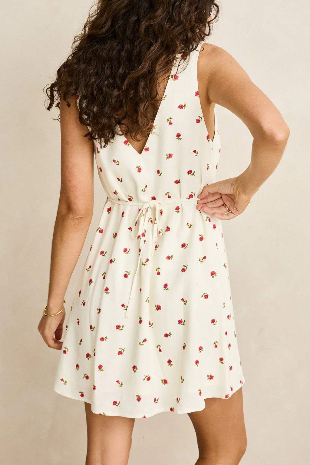 Rhythm Cream Mila Floral Mini Dress