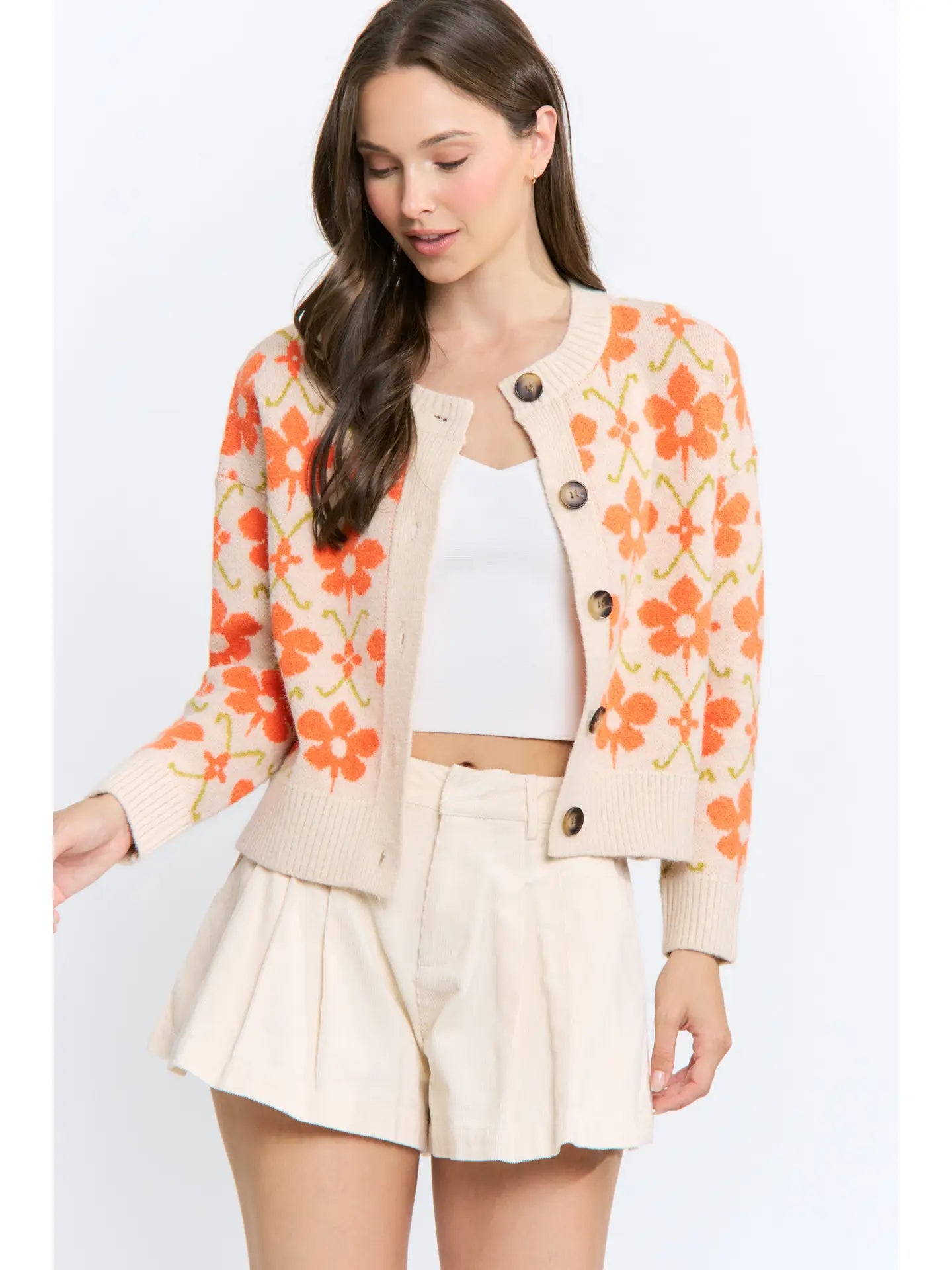 Camellia Floral Cardigan