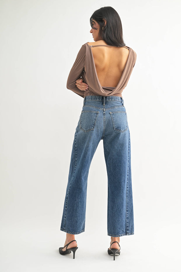 BP471N - DK - Barrel Jean Twist