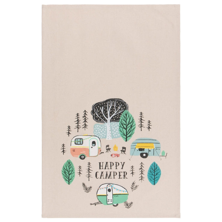 HAPPY CAMPER DISHTOWEL