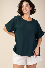 DOLMAN SLEEVE KNIT TOP