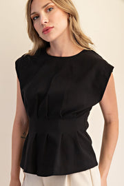 Amelia Pleated Top
