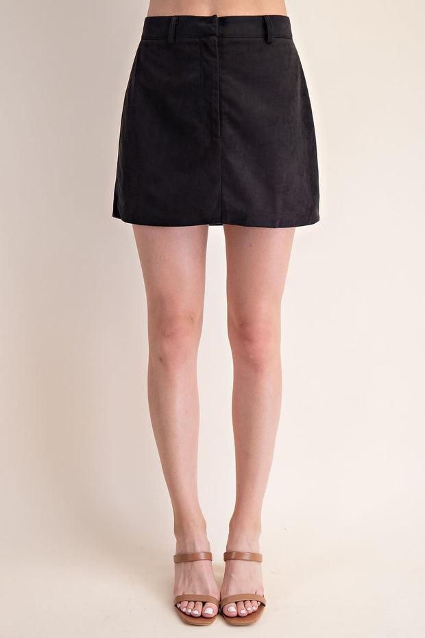 Lulu Faux Suede Mini Skirt