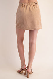 Lulu Faux Suede Mini Skirt