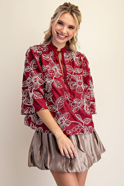 Anflo Embroidered Top