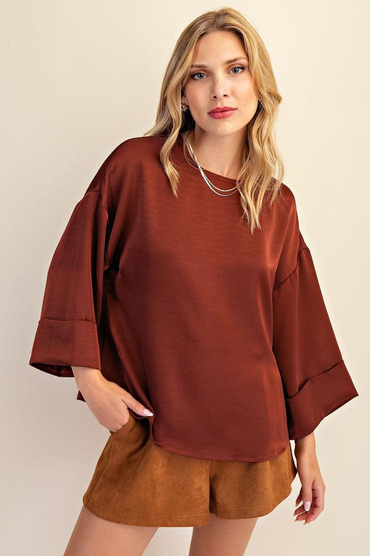 Wide Sleeve Blouse