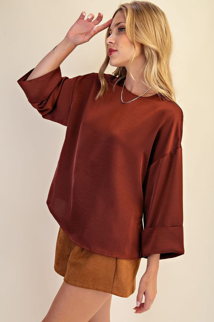 Wide Sleeve Blouse