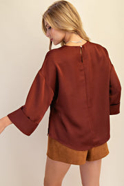 Wide Sleeve Blouse