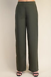 Hi Waisted Wide Leg Pants