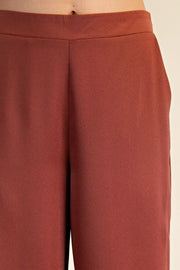 Hi Waisted Wide Leg Pants