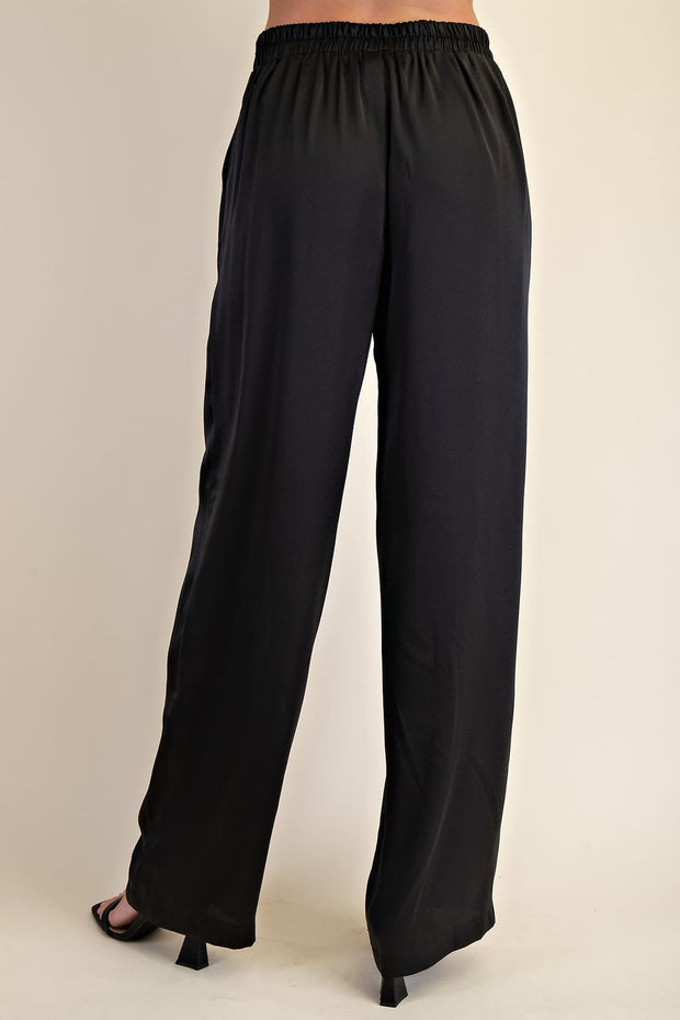 Hi Waisted Wide Leg Pants