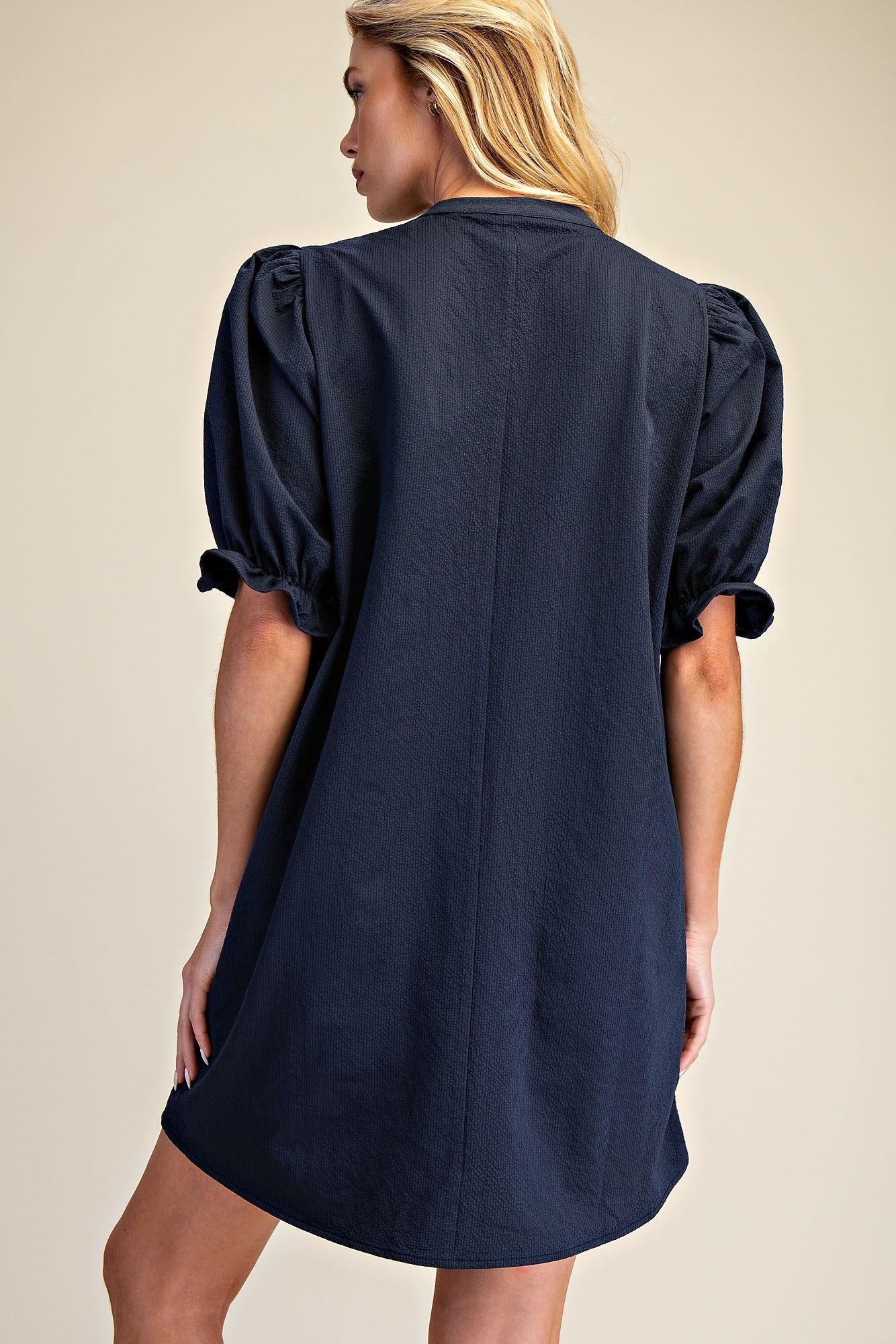 Puff Sleeve Mini Dress Angelica