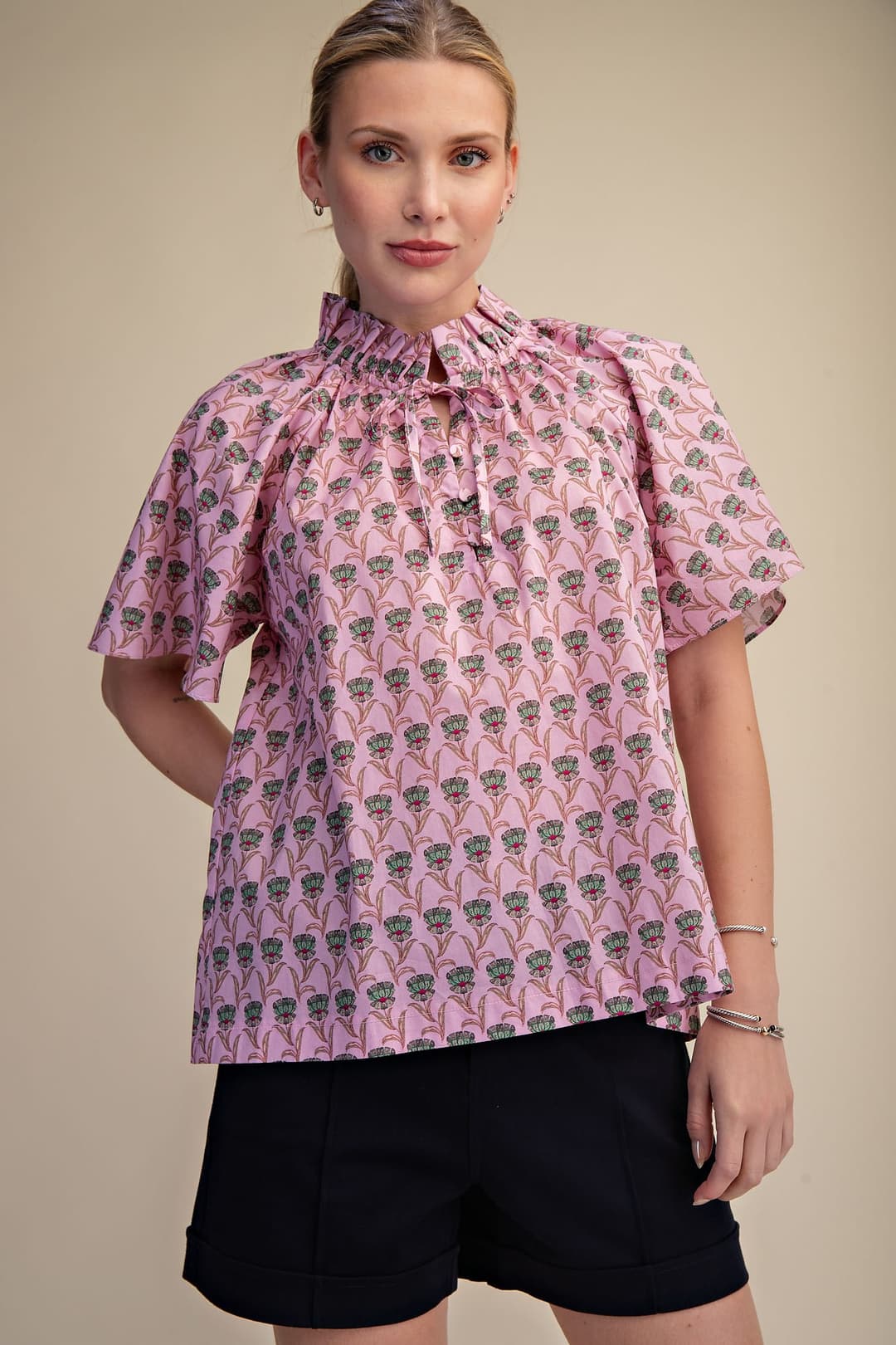 Beulah Boho Ruffle Top