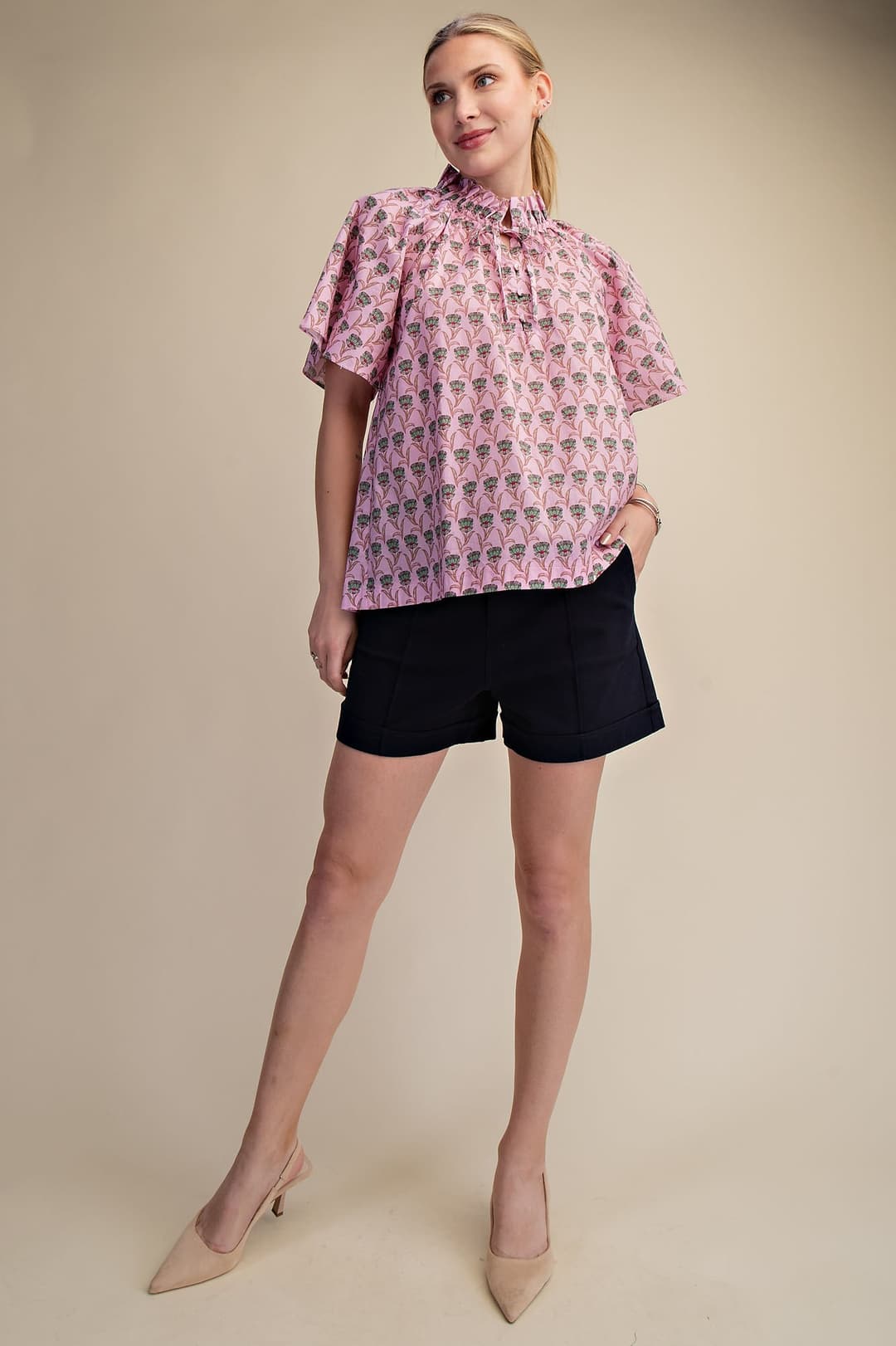 Beulah Boho Ruffle Top