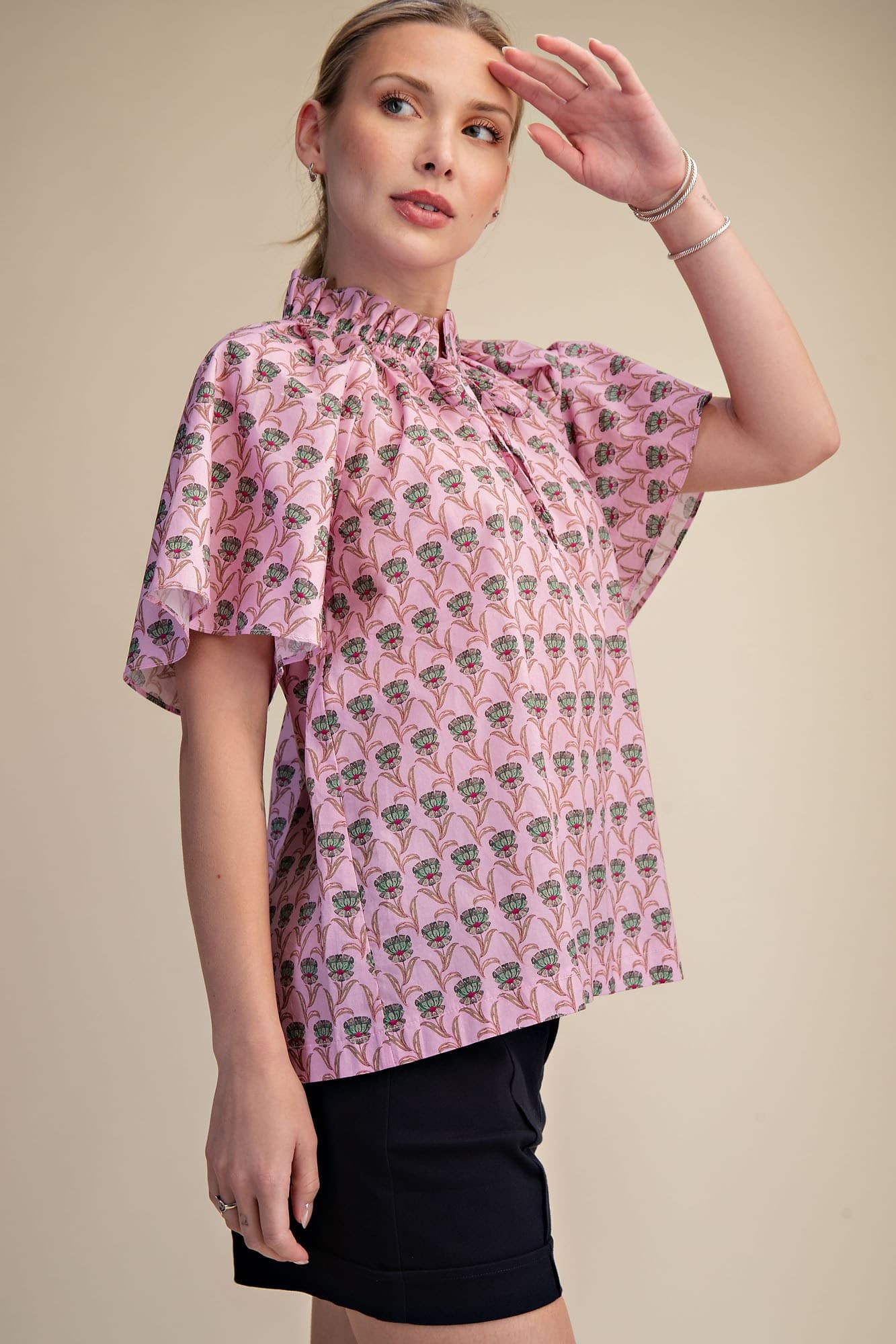 Beulah Boho Ruffle Top