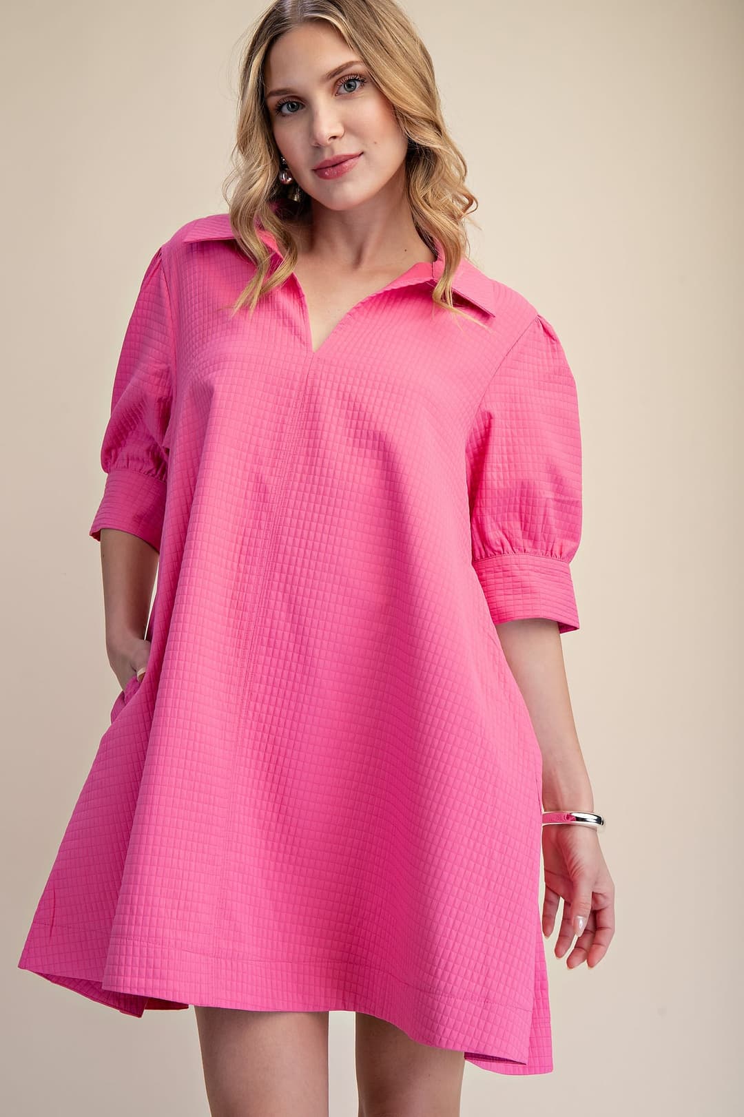 Penny Puff Sleeve Mini Dress