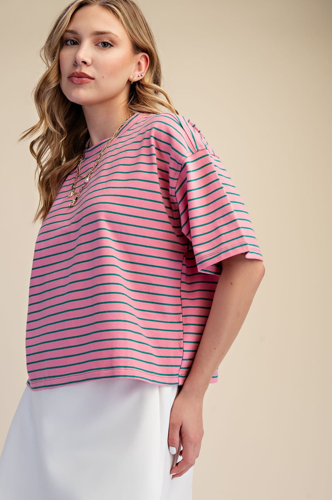 Simone Striped Tee
