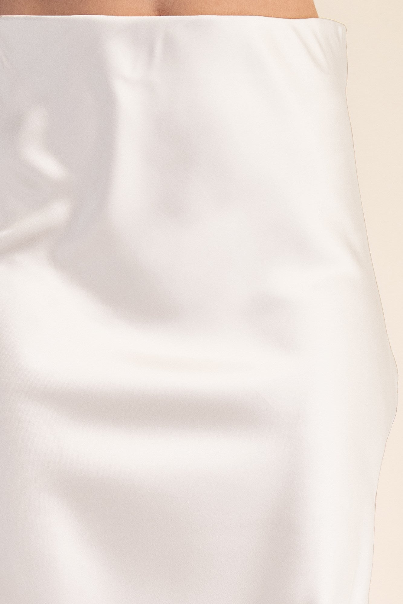 Classic Satin Midi Skirt