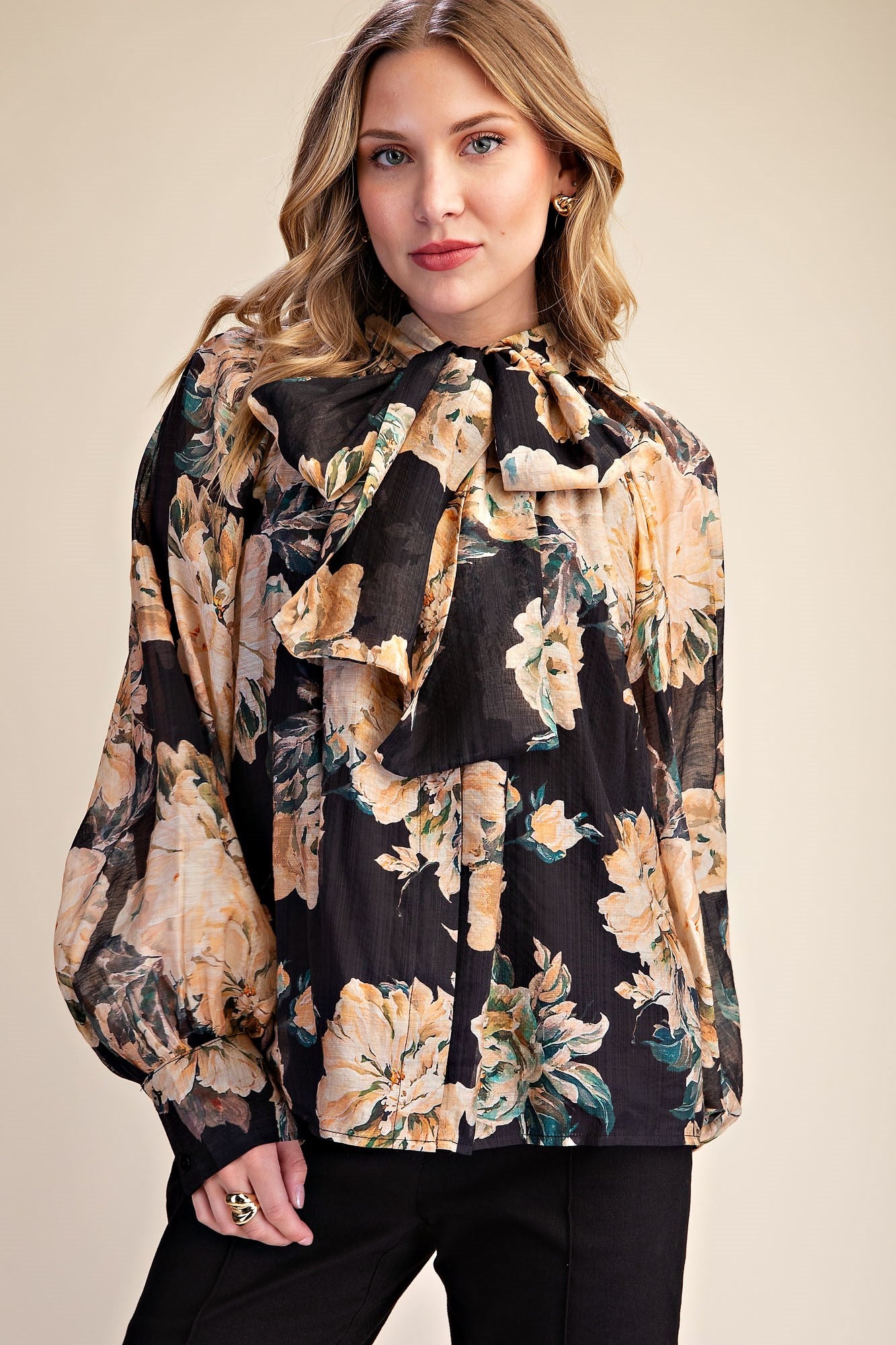 Tu's Flower Garden Blouse
