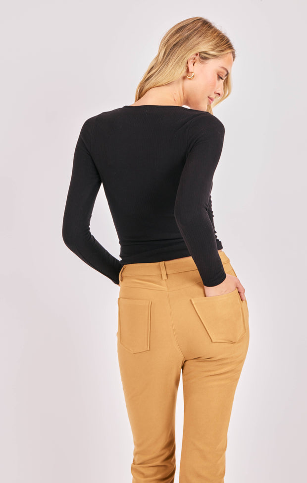 Sadie & Sage Willowbrook Square Neck Top