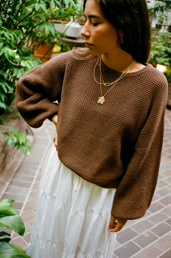 BALLOON SLEEVE SWEATER