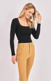 Sadie & Sage Willowbrook Square Neck Top