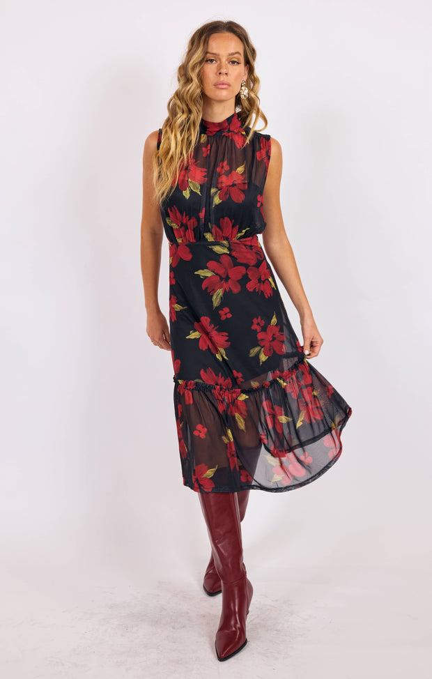 Gypset Floral Midi Dress