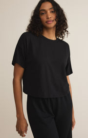 Z Supply Sway Textured Cropped Tee