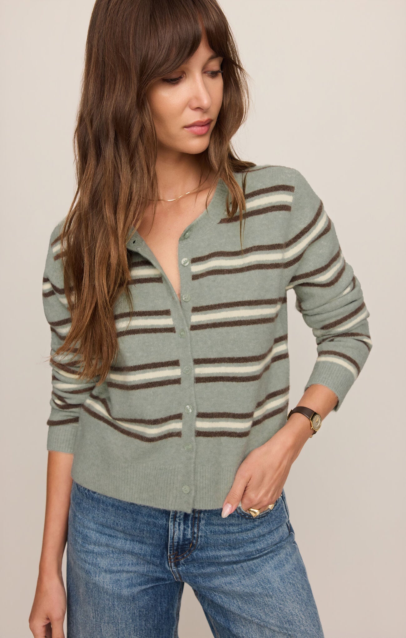 Z Supply Medina Stripe Cardigan