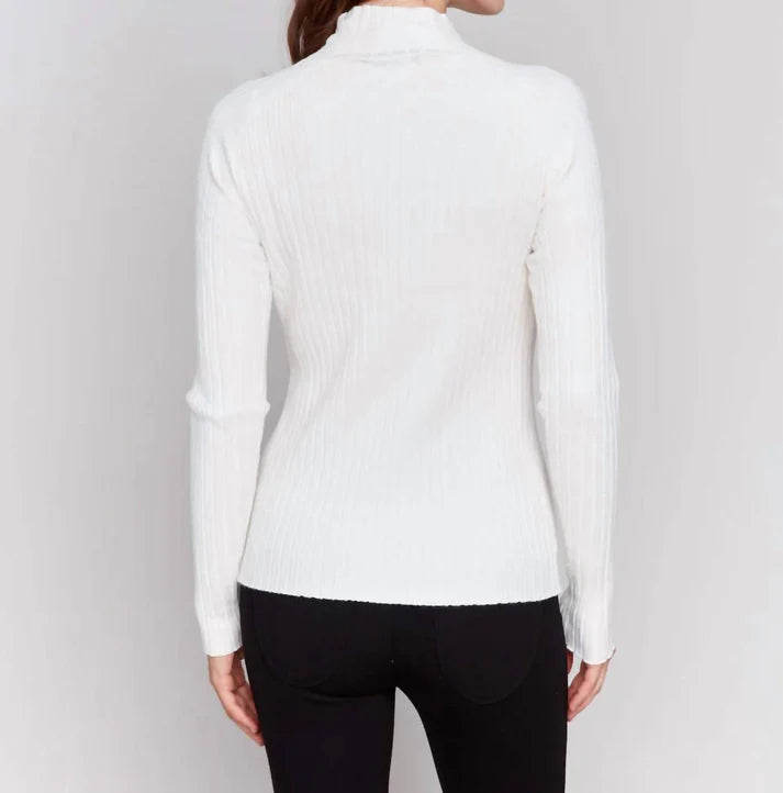 Basic Ribbed Knit Sweater