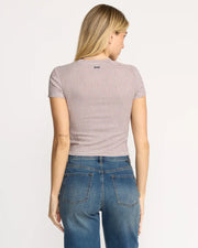 Checked Out Knit T-Shirt