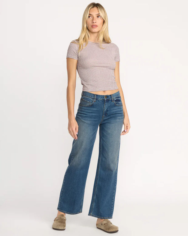 Checked Out Knit T-Shirt
