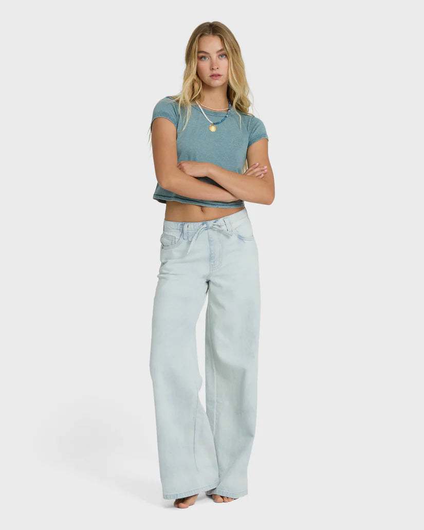 Billabong Jade Saltwashed Elastic Waist Pants