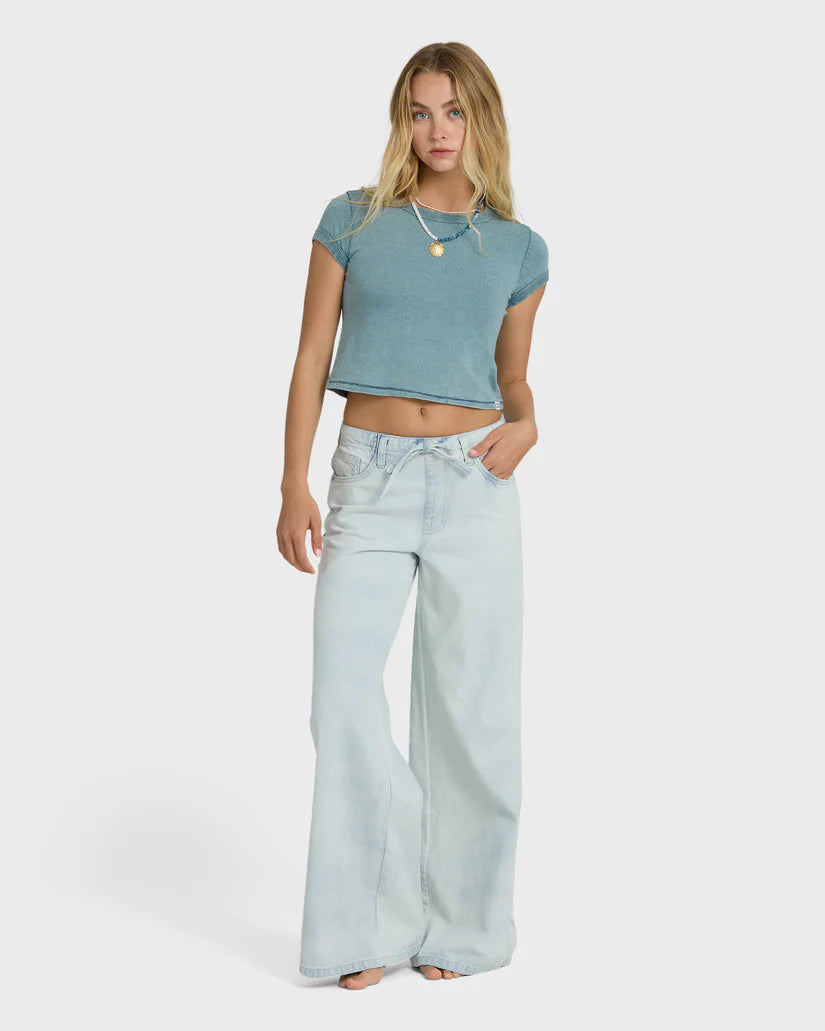 Billabong Jade Saltwashed Elastic Waist Pants