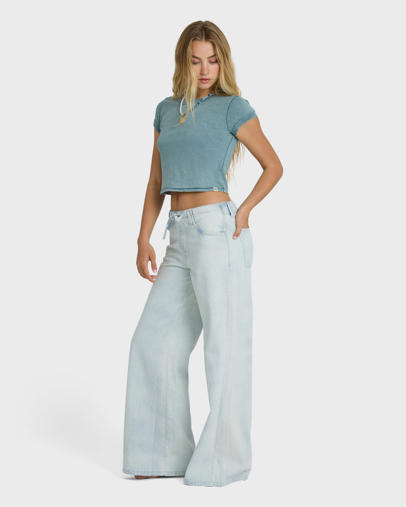 Billabong Jade Saltwashed Elastic Waist Pants