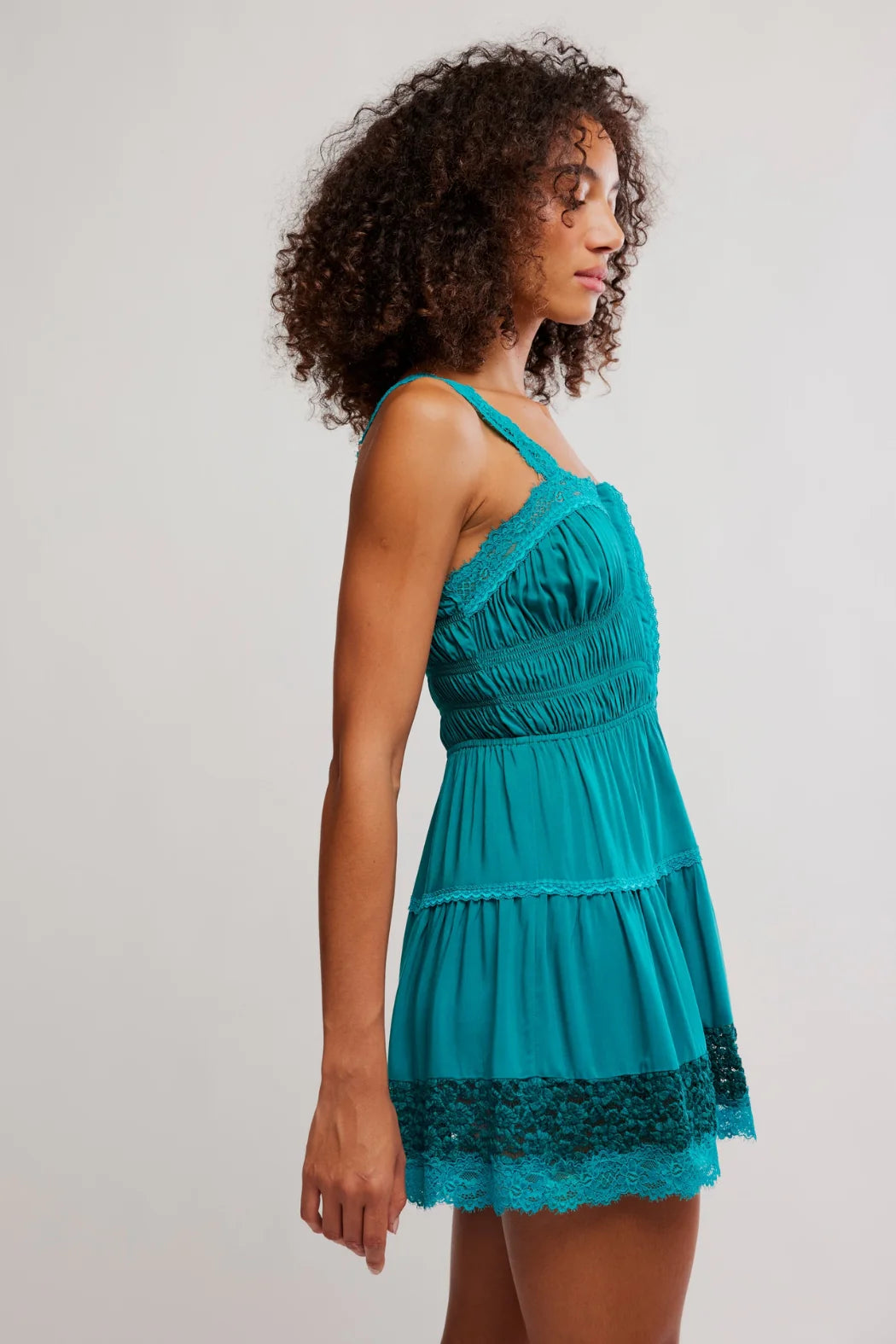 Free People So In Love Mini Slip